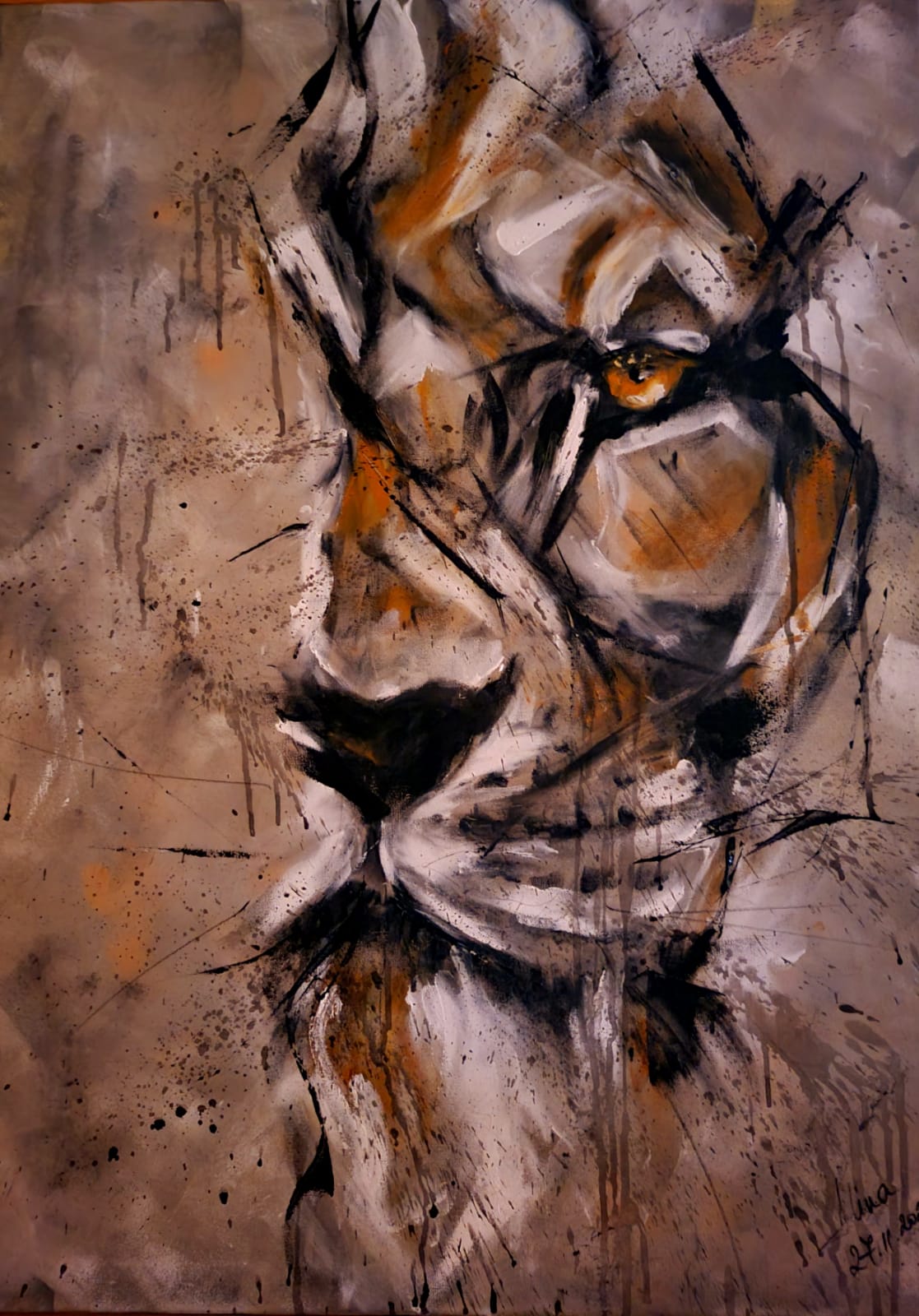 ArteDiAlina.com painting: Fear the Unknown